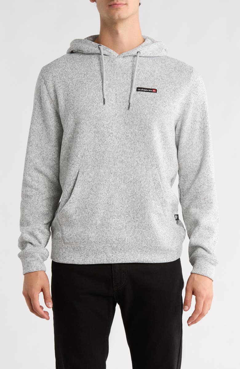 Quiksilver Miller Hoodie, Main, color, Light Hthr Grey