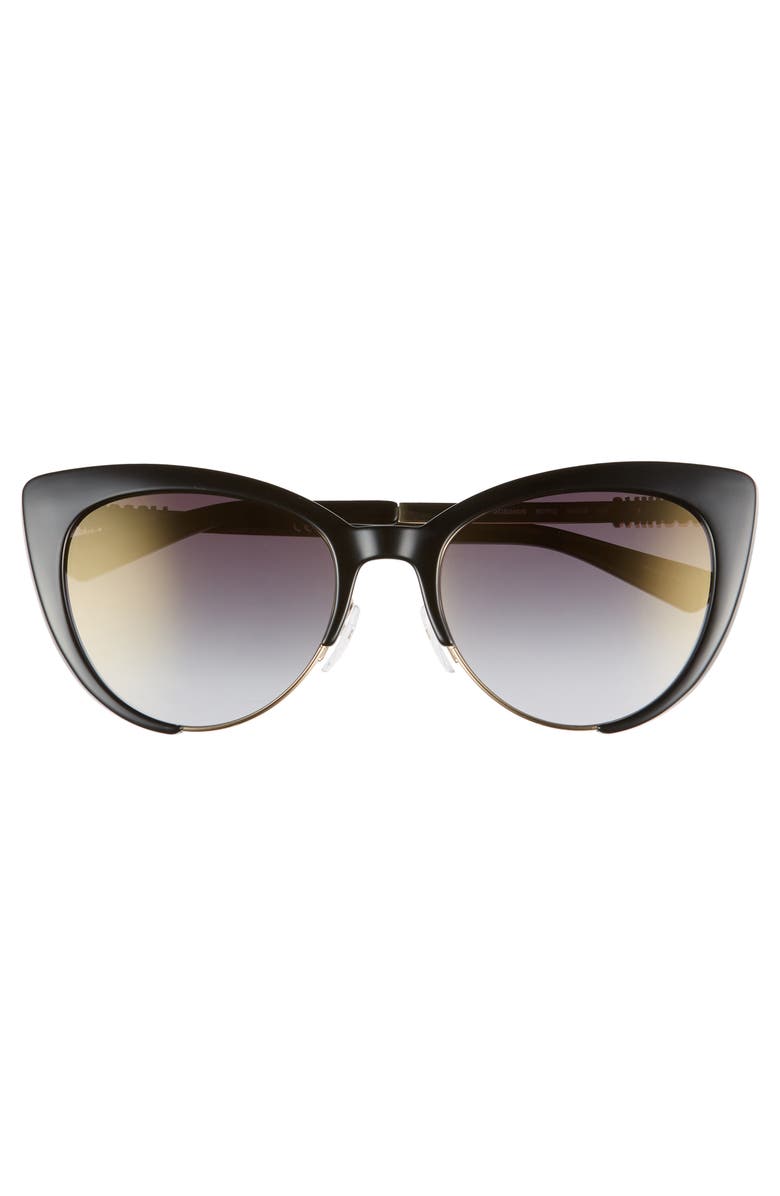 Moschino 55mm Cat Eye Sunglasses, Alternate, color, 