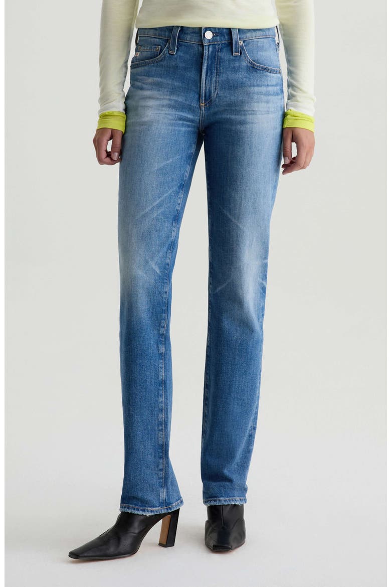 Sandra Low Rise Slim Straight Leg Jeans, Main, color, 15 YEARS REGAL