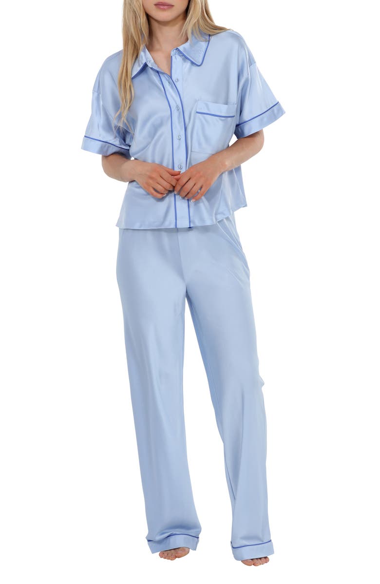 Honeydew Retreat Pajamas, Alternate, color, Moonstruck