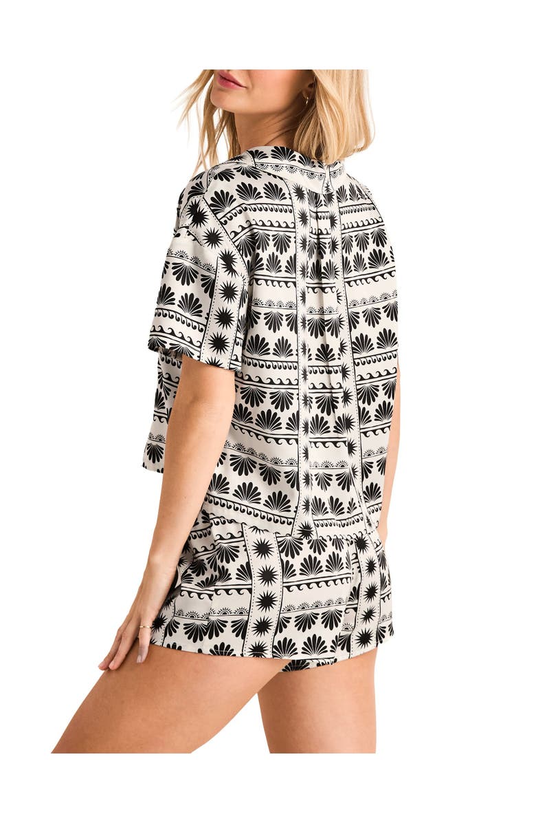 Adore Me Lisbeth Short Pajama Set, Alternate, color, Convo White