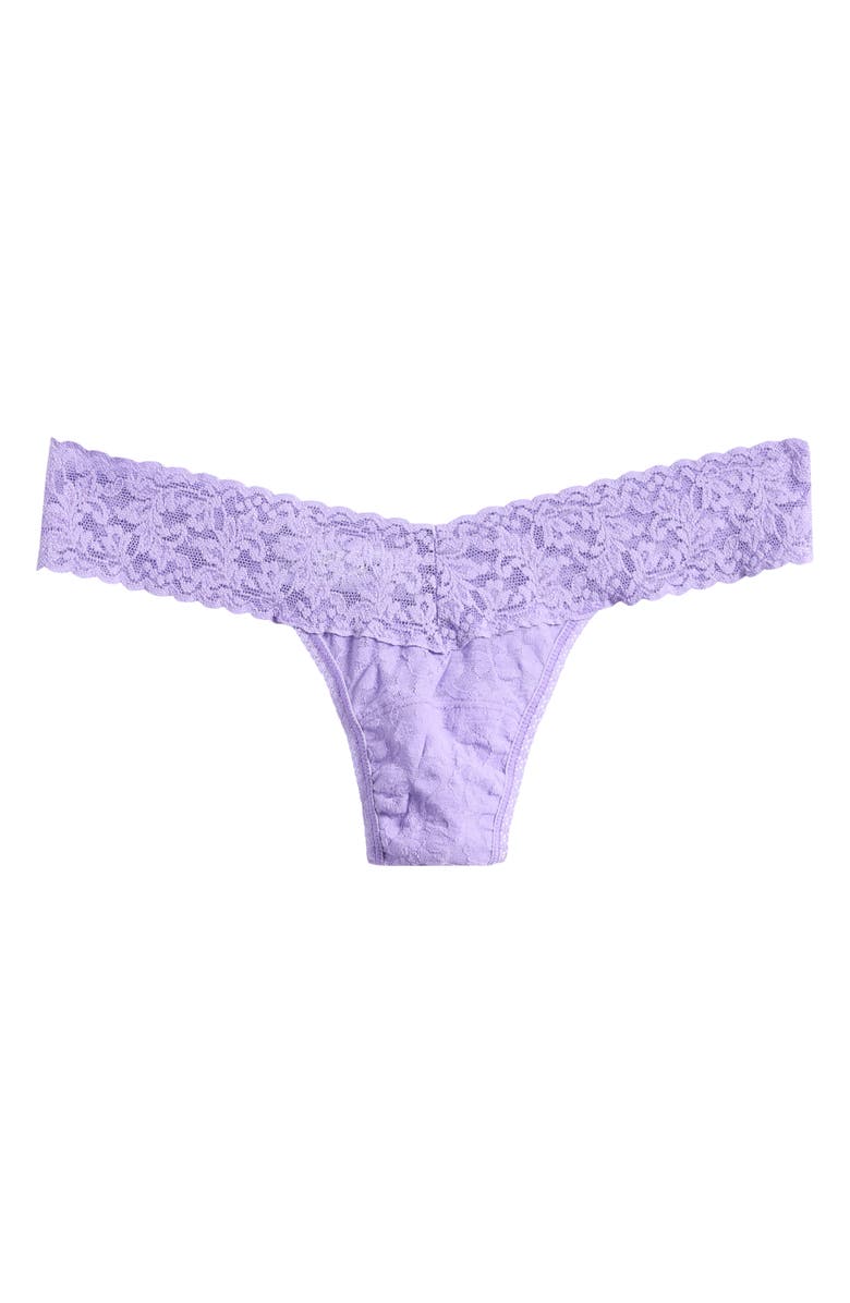 Hanky Panky Signature Lace Low Rise Thong, Alternate, color, Love Potion Purple