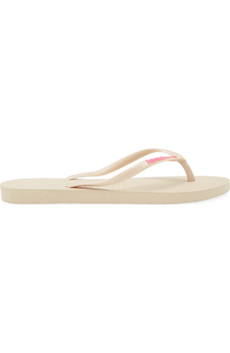 Havaianas Slim Kiss Flip Flop, Alternate, color, Sand Grey