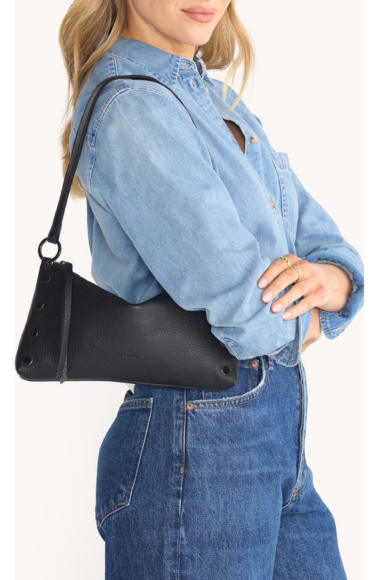 HAMMITT Kyle Shoulder Bag, Alternate, color, Black/ Gunmetal