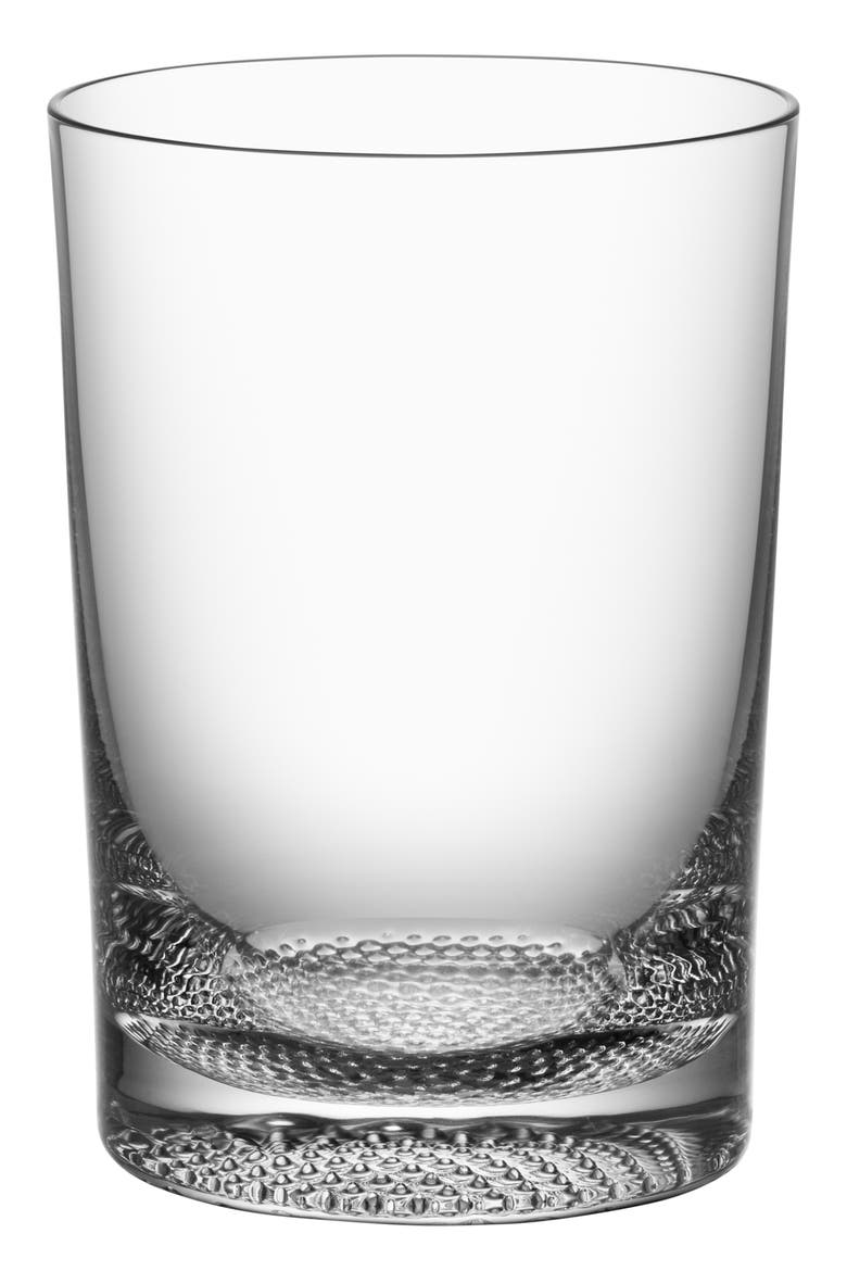 Orrefors Limelight Set of 2 Lead Crystal Tumblers, Main, color, CLEAR