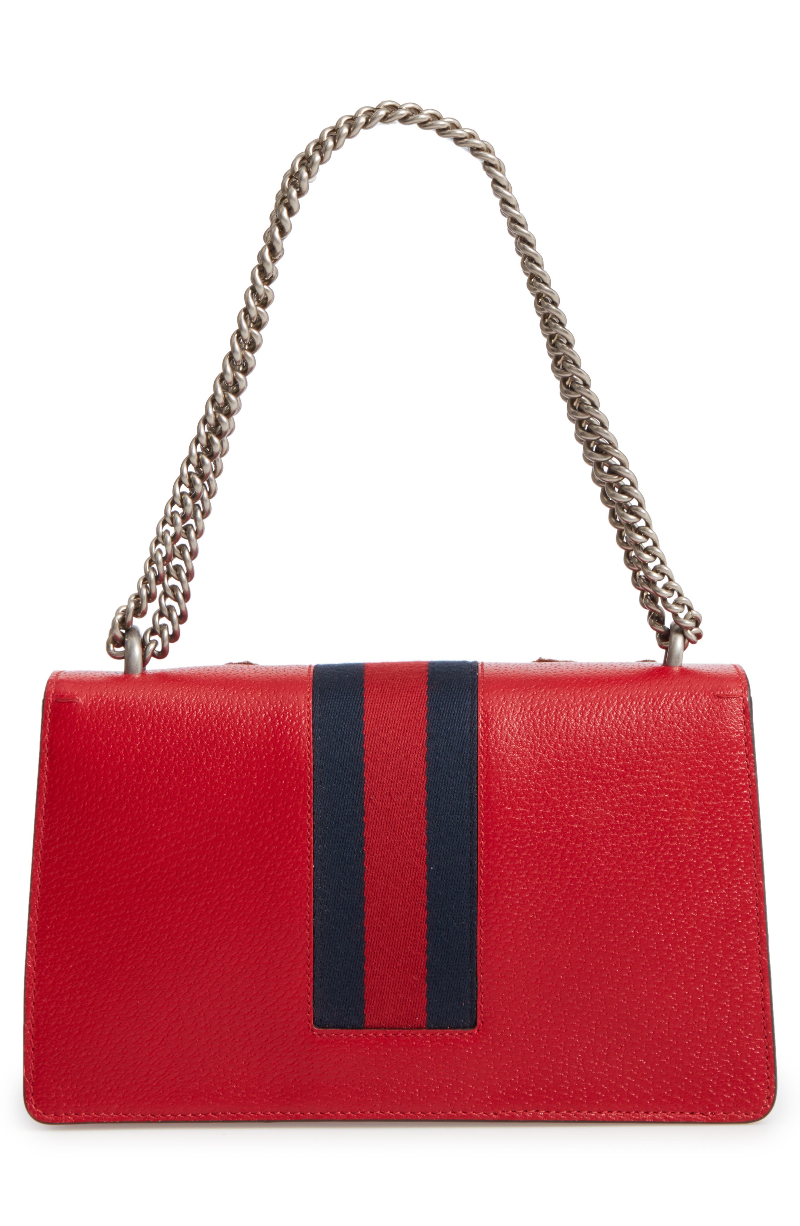 Gucci Dionysus Embroidered Leather Shoulder Bag, Alternate, color, 