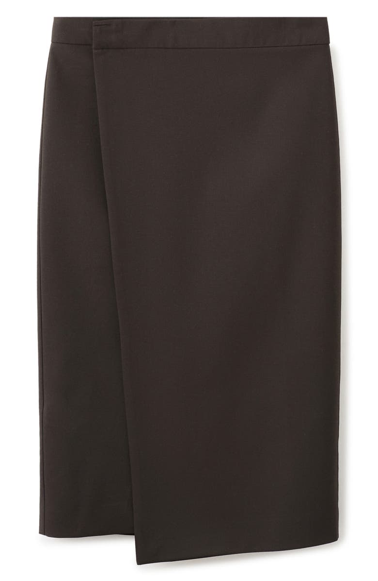 MANGO Wrap Pencil Skirt, Main, color, 