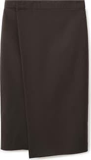 MANGO Wrap Pencil Skirt