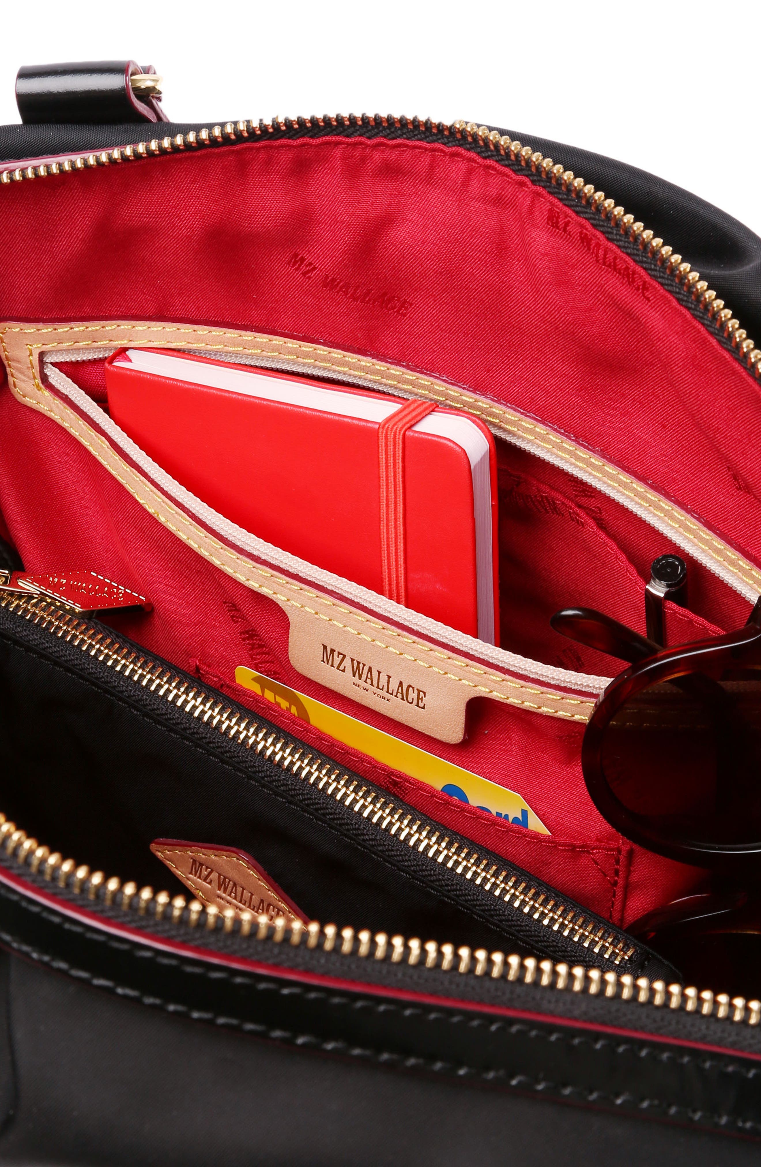 MZ Wallace 'Jane' Bedford Nylon Handbag, Alternate, color, 