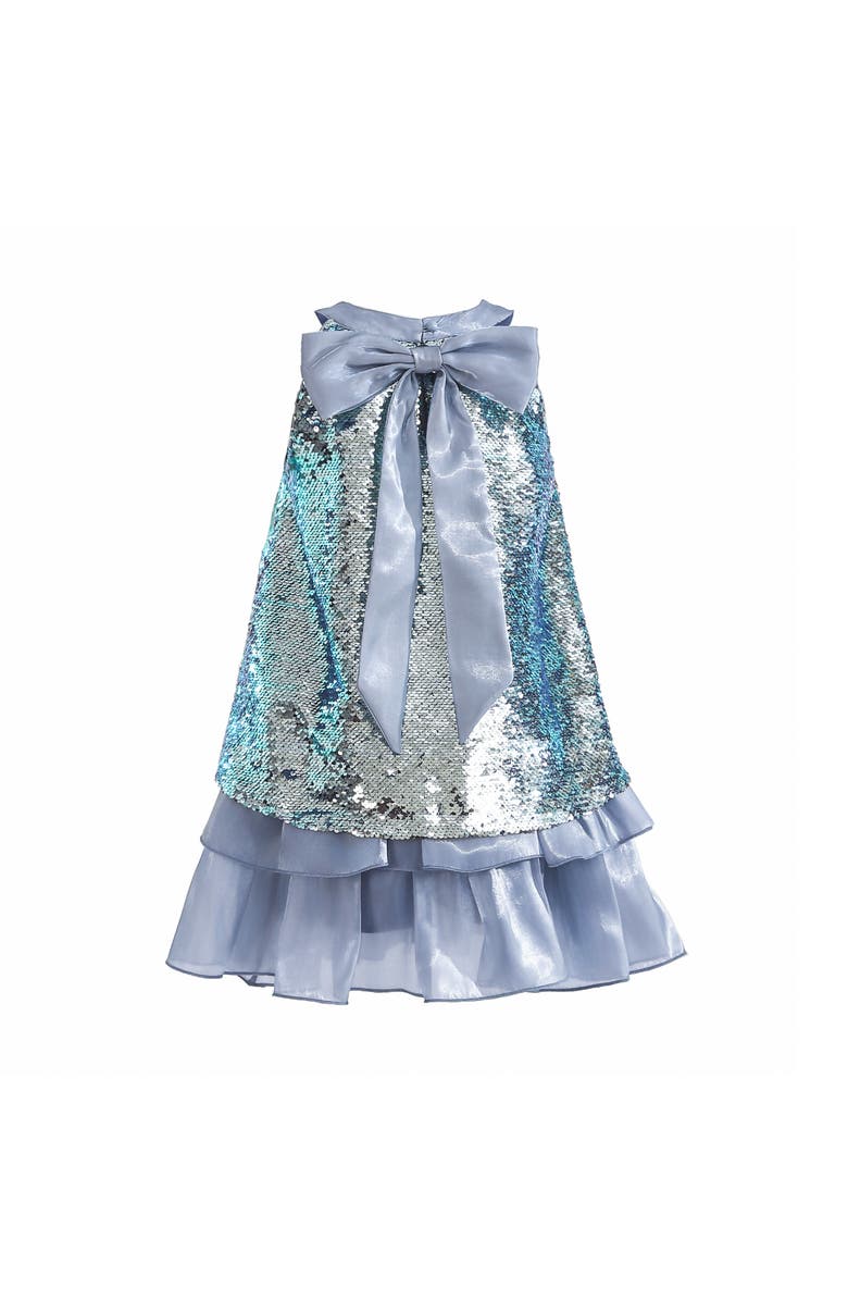 Tulleen Sylvara Sequin Ruffle Skirt Set, Alternate, color, Blue