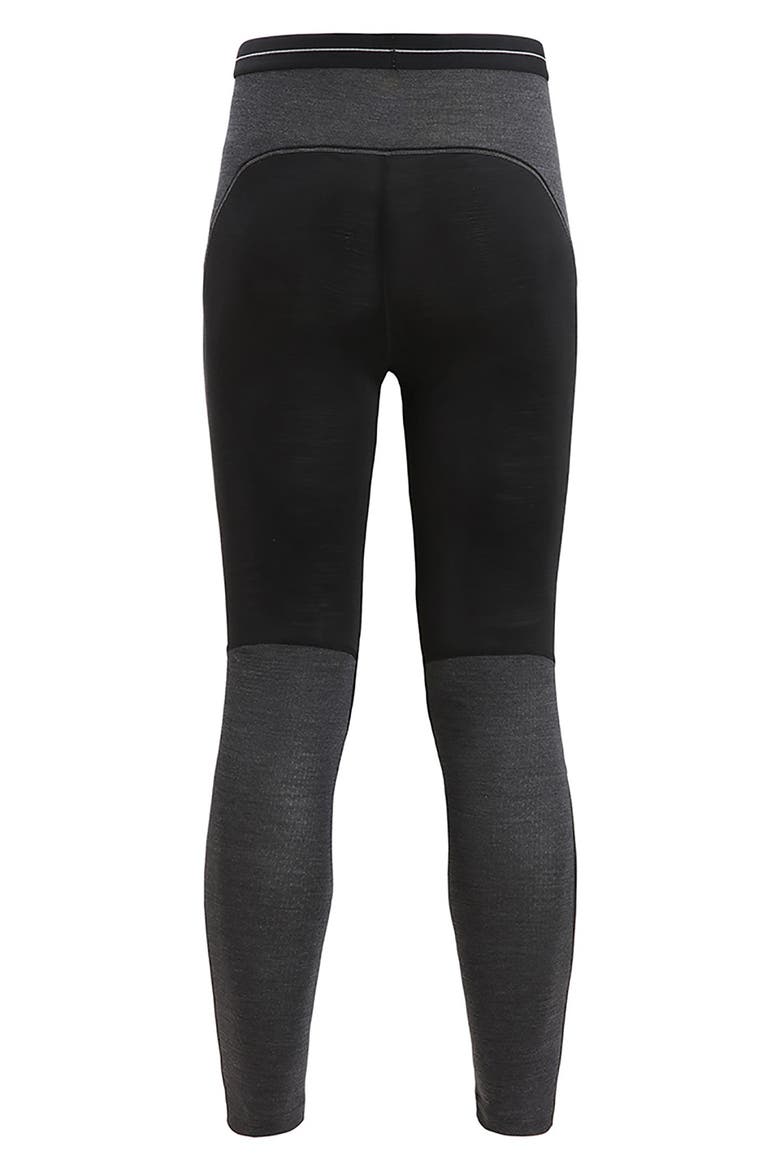 125 ZoneKnit Tencel® Lyocell & Merino Wool Leggings, Alternate, color, BLACK/ JET HEATHER