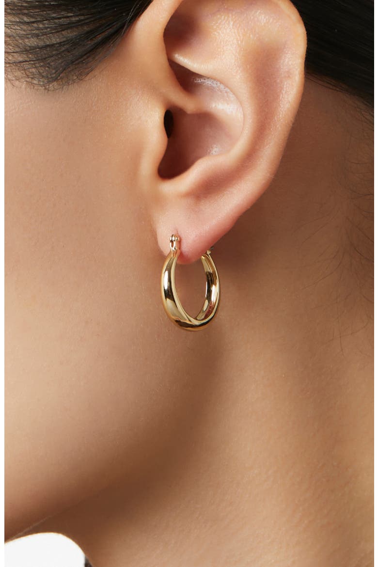 Endless Hoop Earrings, Alternate, color, GOLD