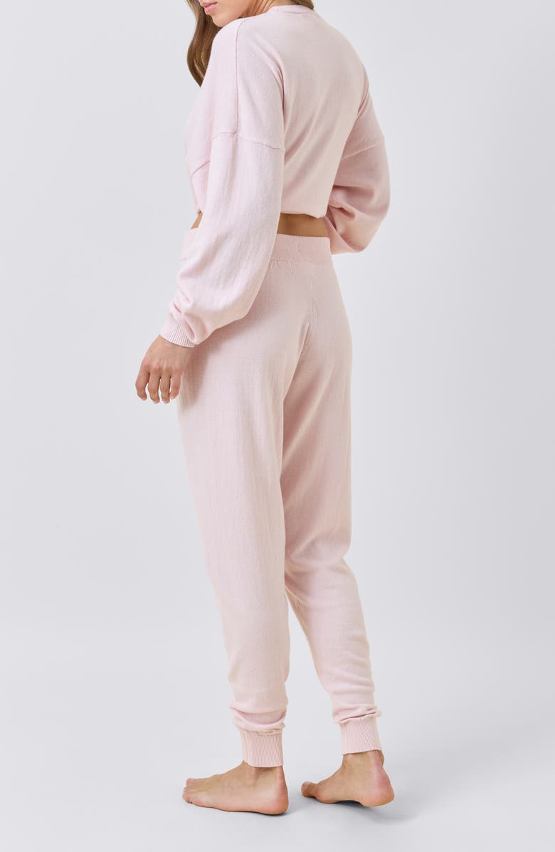 Papinelle Cotton & Cashmere Joggers, Alternate, color, Papinelle Pink