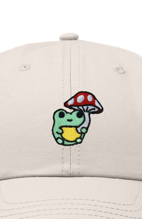 DALIX DALIX MUSHROOM FROG EMBROIDERED HAT 