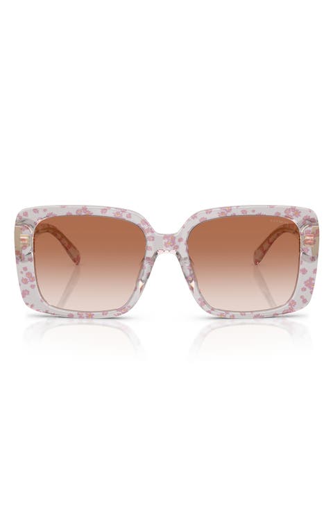 54mm Gradient Square Sunglasses