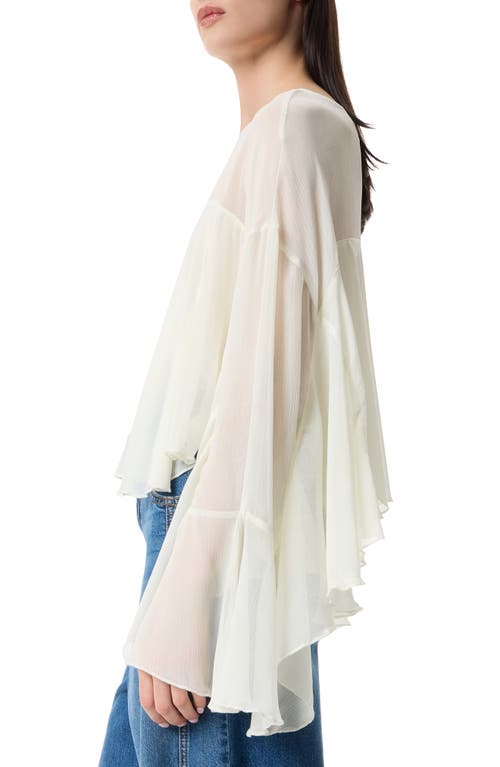 Robert Rodriguez Jada Long Sleeve Top In White