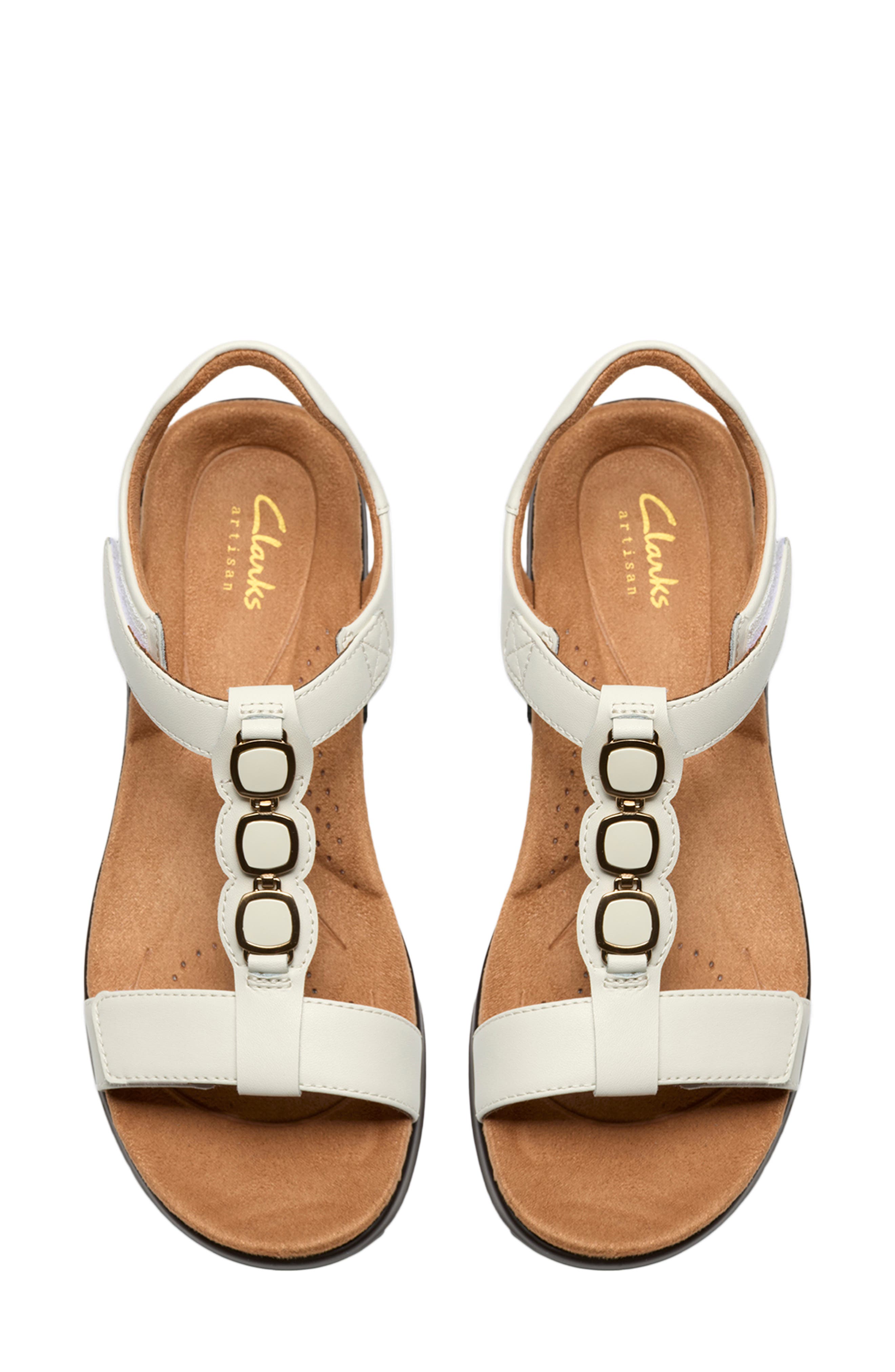 Kitly Gem Sandal, Alternate, color, WHITE LEATHER