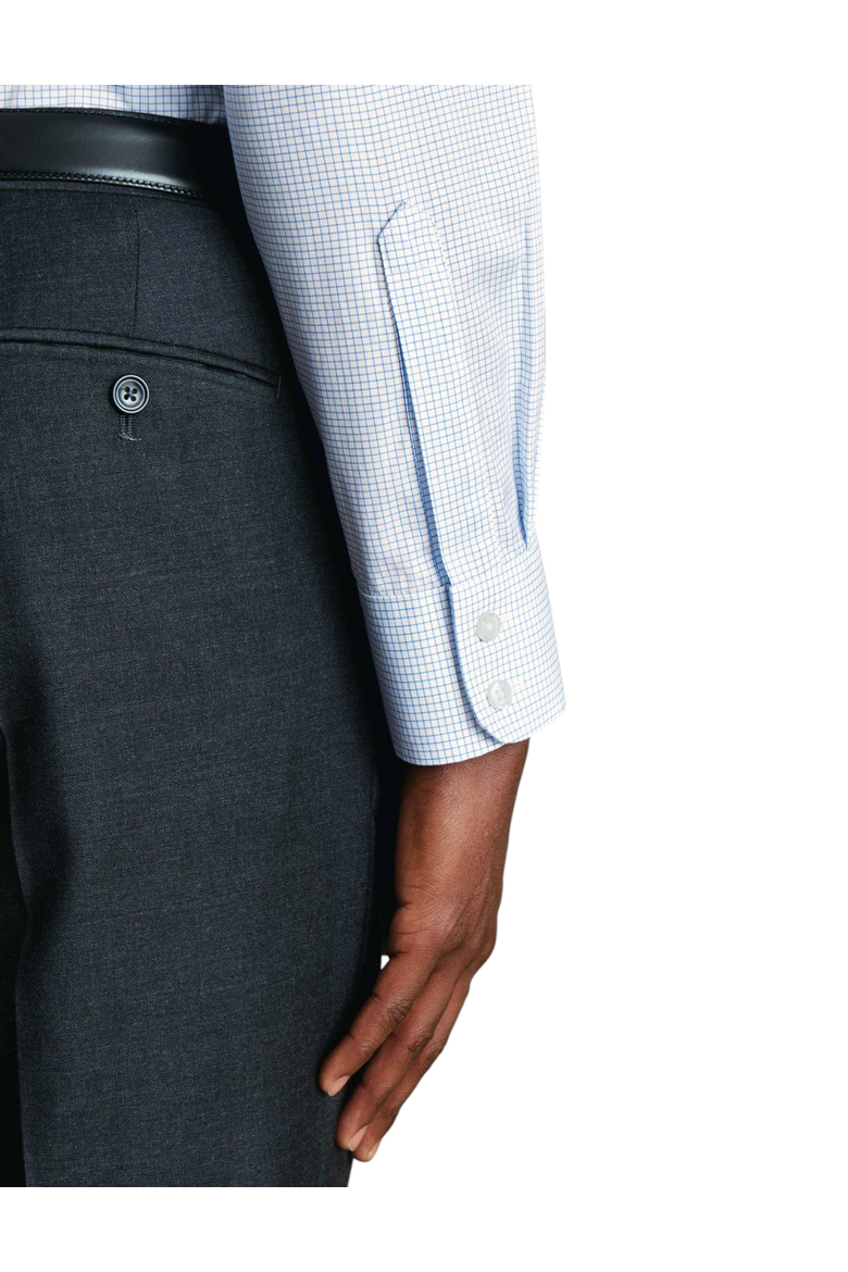 NON IRON TWILL, Alternate, color, CORNFLOWER BLUE
