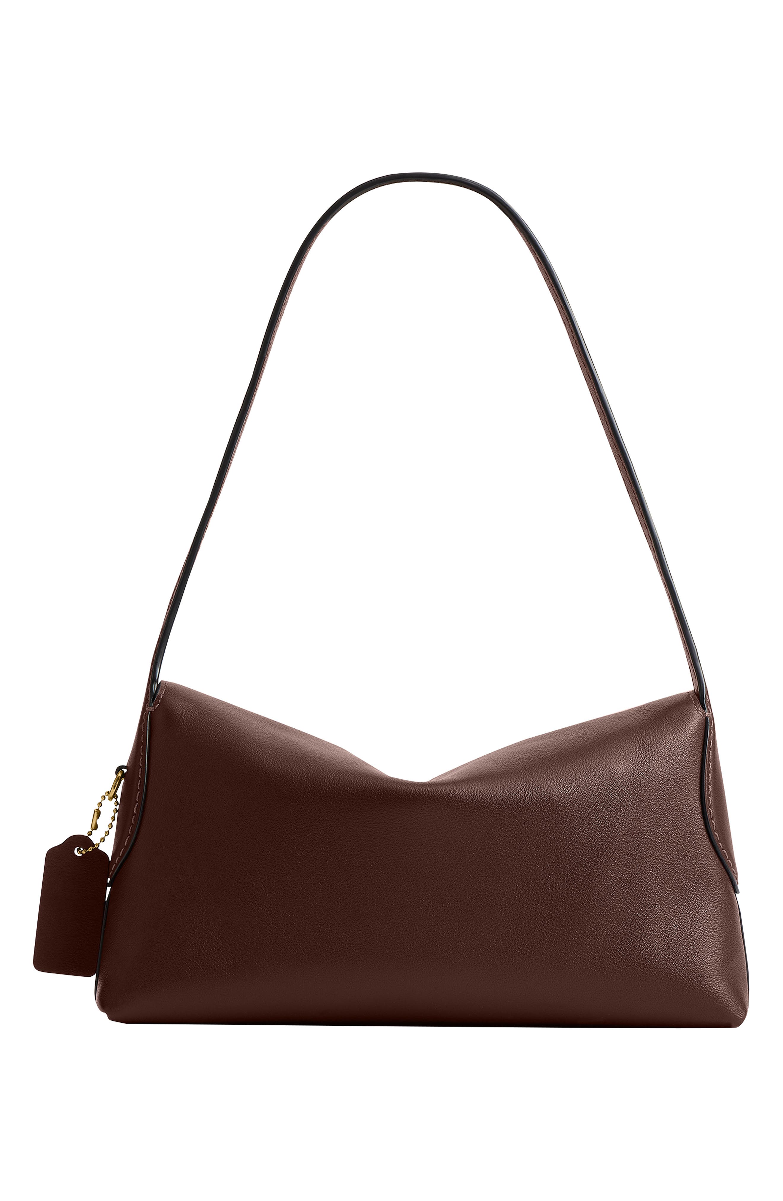 Chelsea 26 Leather Shoulder Bag, Alternate, color, B4/MAPLE