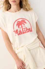 Marine Layer Malibu Cloud 9 Terry Dolman Graphic Top