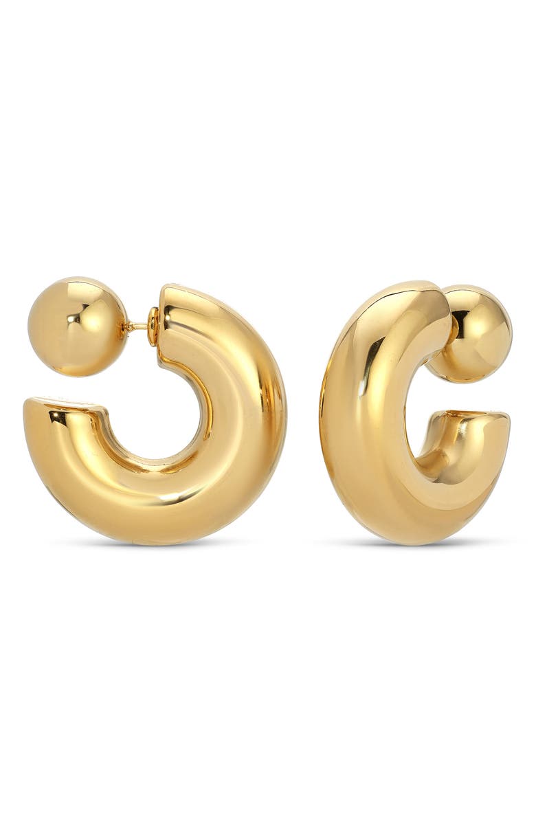 EYE CANDY LOS ANGELES Bertha Bubble Hoop Earrings, Main, color,