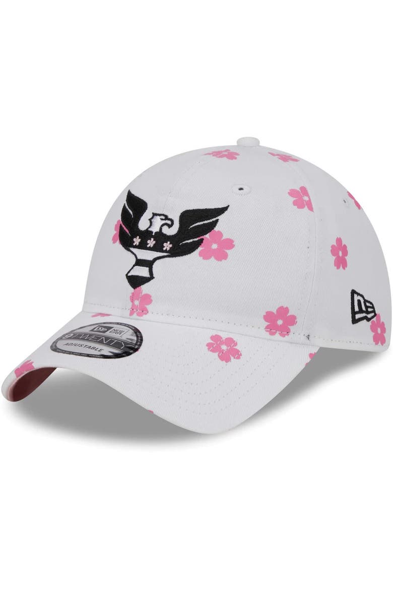 Men's New Era White D.C. United 2024 Jersey Hook 9TWENTY Adjustable Hat, Main, color, White