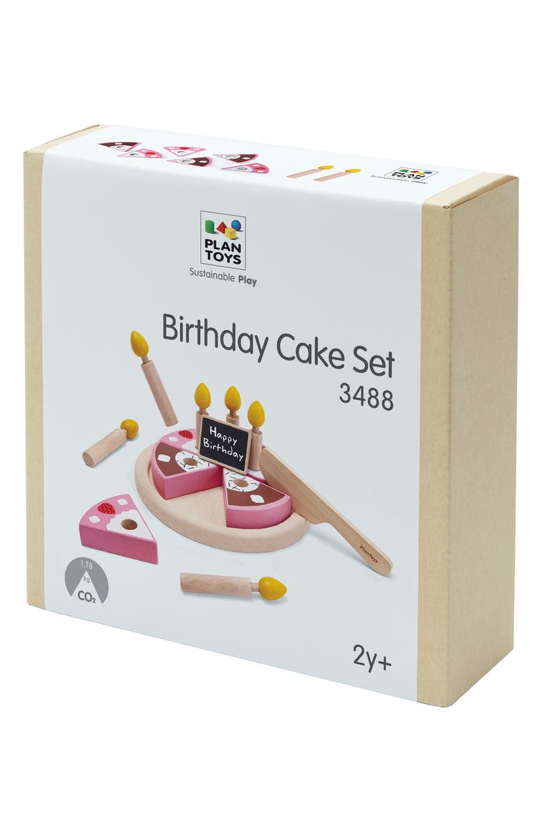 PlanToys<sup>®</sup> Birthday Cake Playset, Alternate, color, Assorted
