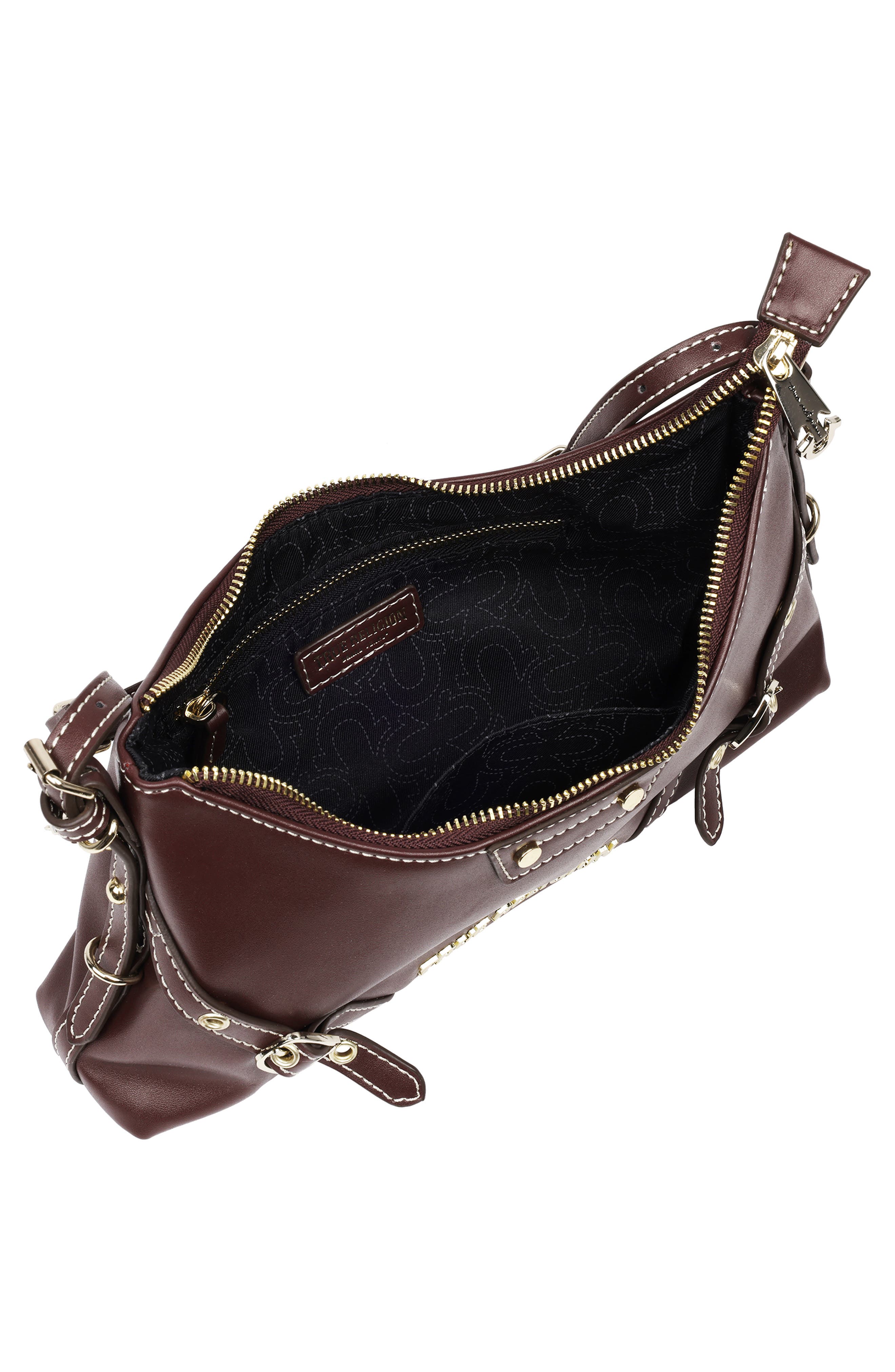 True Religion Belted Chain Strap Shoulder Bag, Alternate, color, 