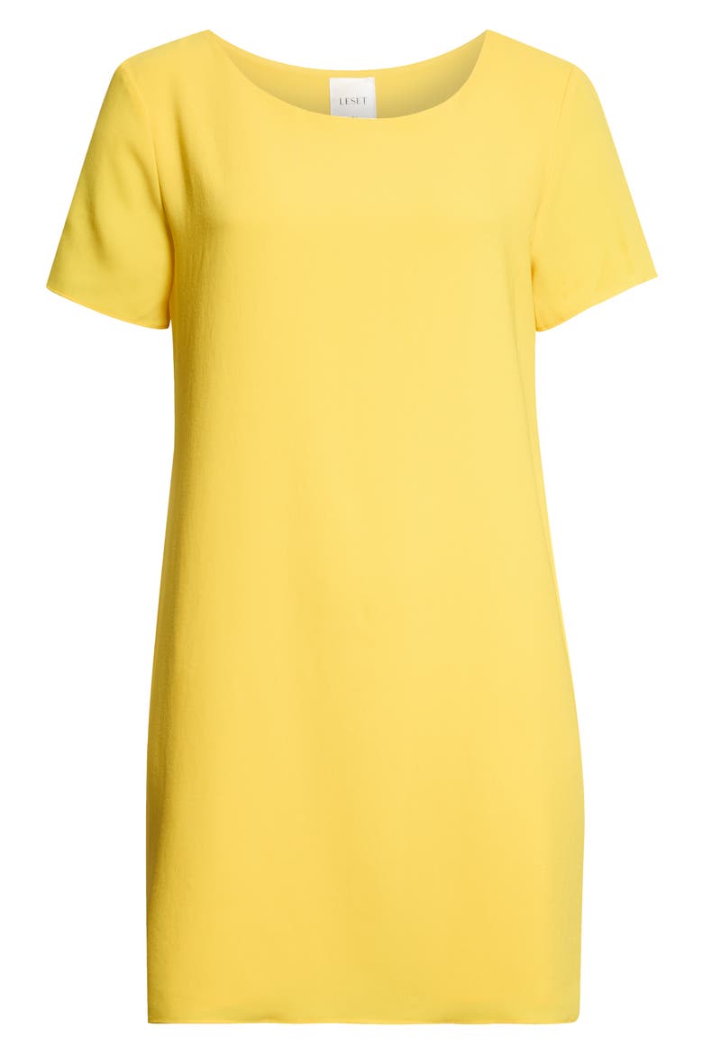 Arielle Shift Dress, Main, color, DAFFODIL