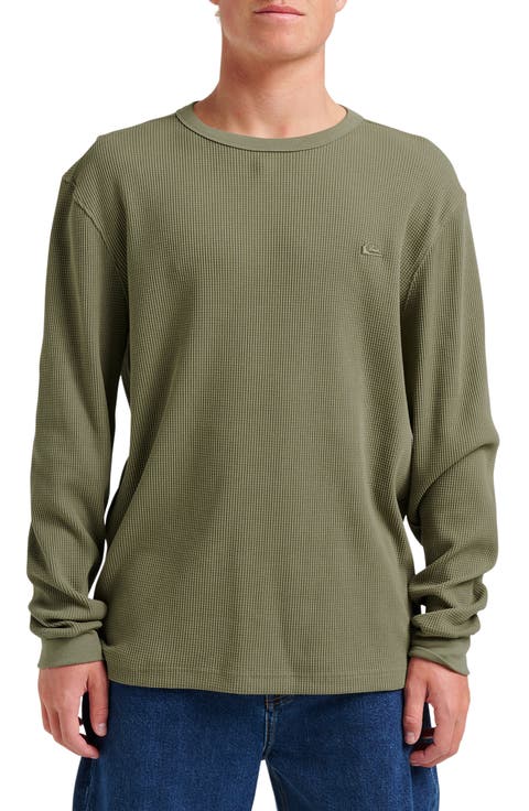 Nelson Long Sleeve Thermal Cotton Blend Pullover
