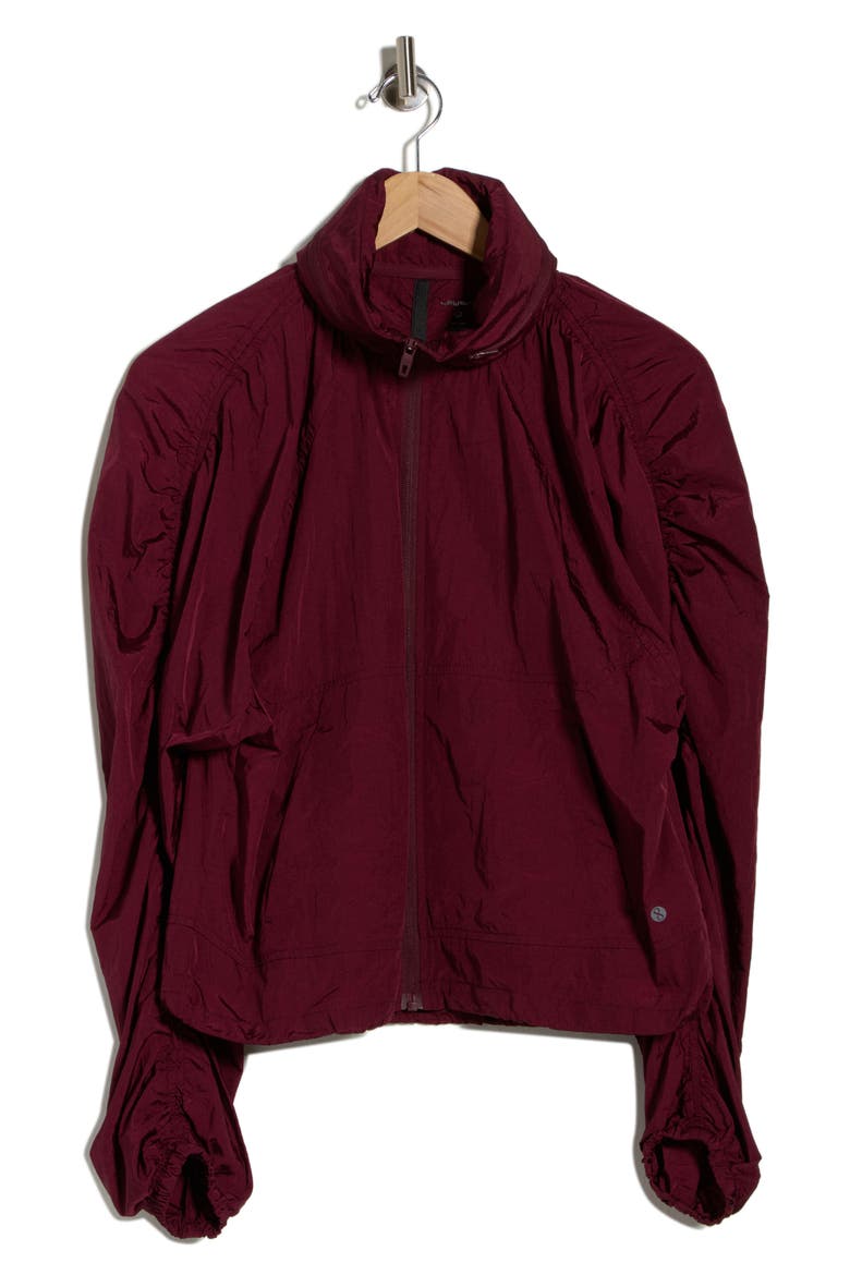Leigh Packable Hood Jacket, Alternate, color, WINDSOR WINE