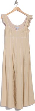 Ellen Tracy Piped Midi Dress