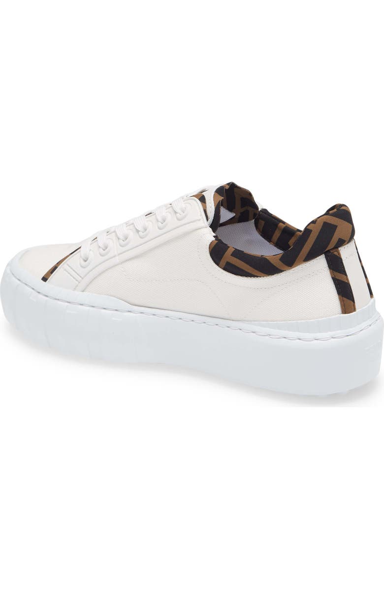 Fendi FF Logo Platform Sneaker, Alternate, color,