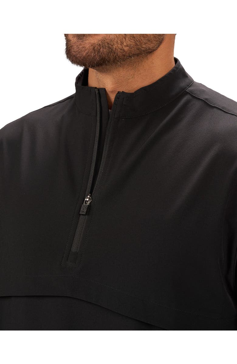Black Clover Player Quarter Zip, Alternate, color, Black