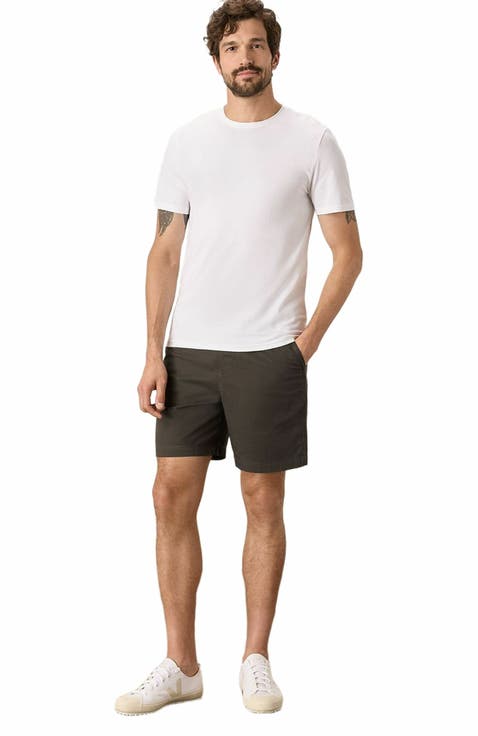 Organic Cotton Luxe Stretch Jersey Slim Crew Neck Tee