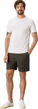 Pact Organic Cotton Luxe Stretch Jersey Slim Crew Neck Tee