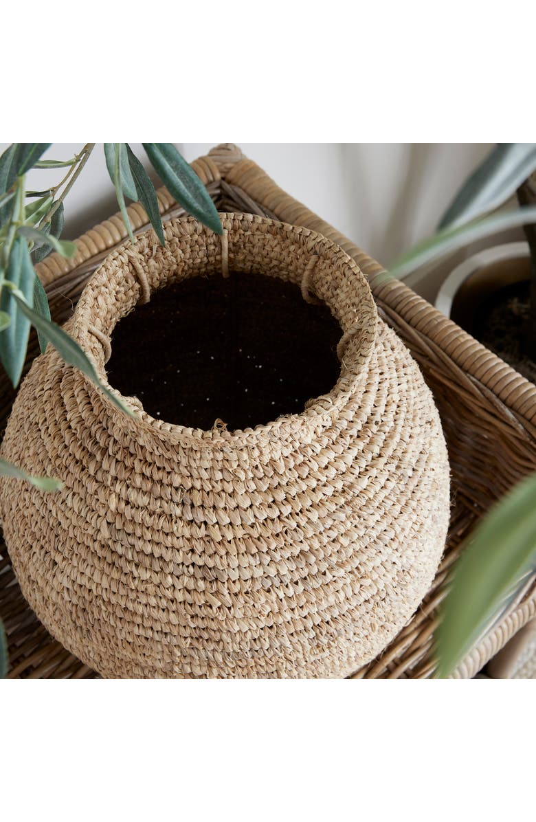 Napa Home & Garden Remi Woven Vase Large, Alternate, color, Beige