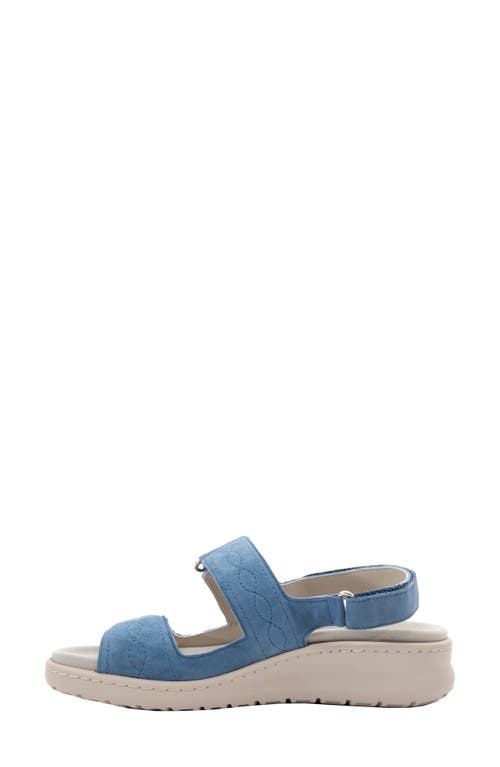 David Tate Key Comfort Slingback Sandal In Blue