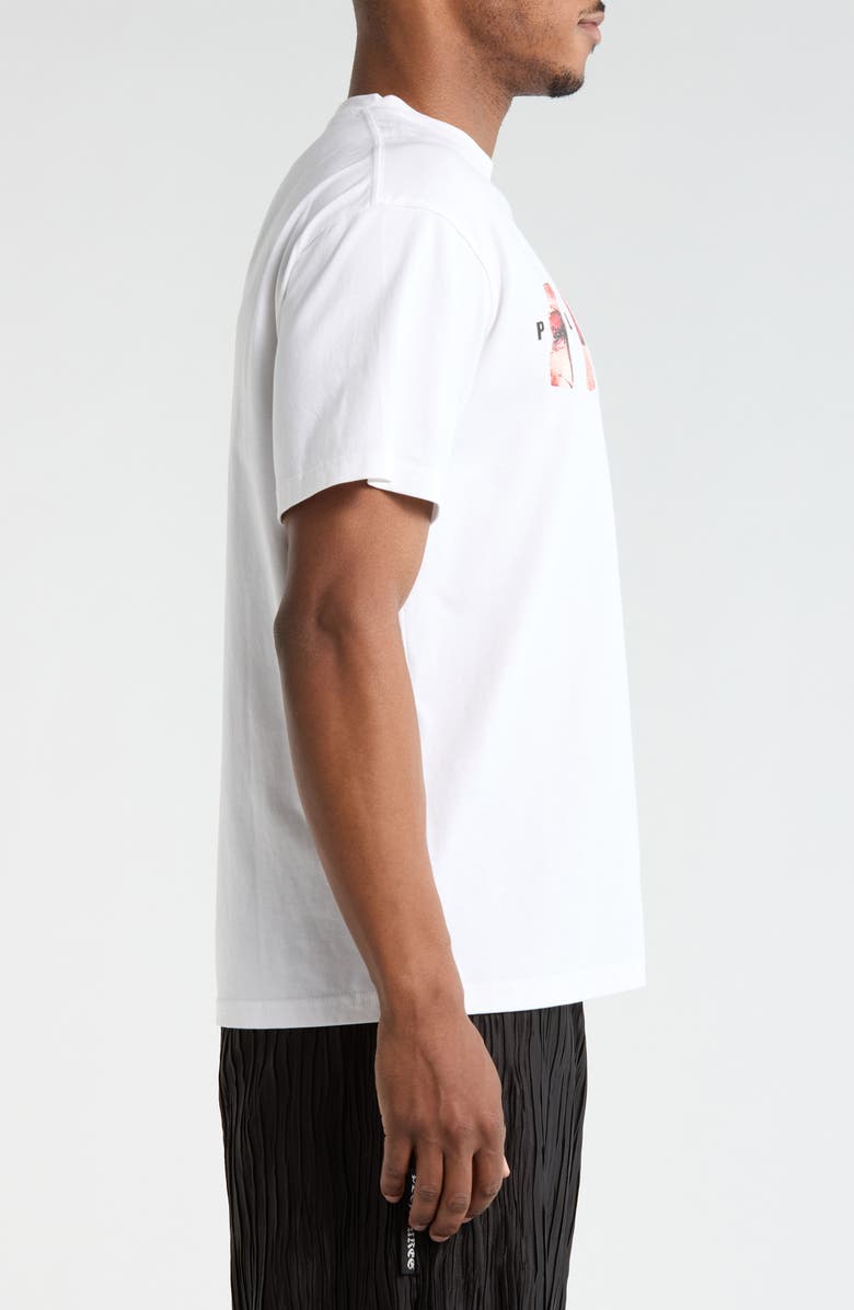 PLEASURES Wounded Graphic Print T-Shirt, Alternate, color, White