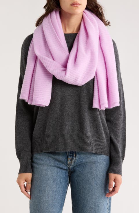 Cashmere Rib Scarf