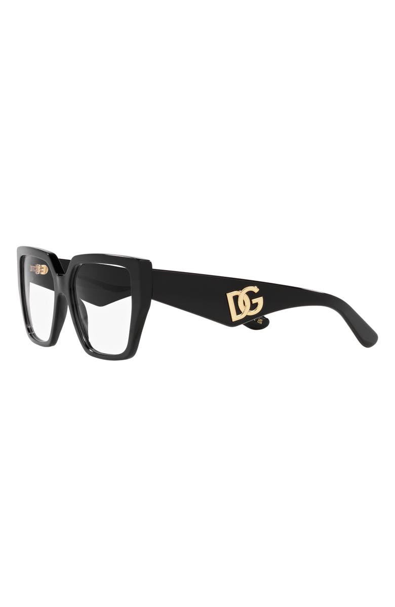 Dolce&Gabbana 55mm Square Optical Glasses, Alternate, color, 
