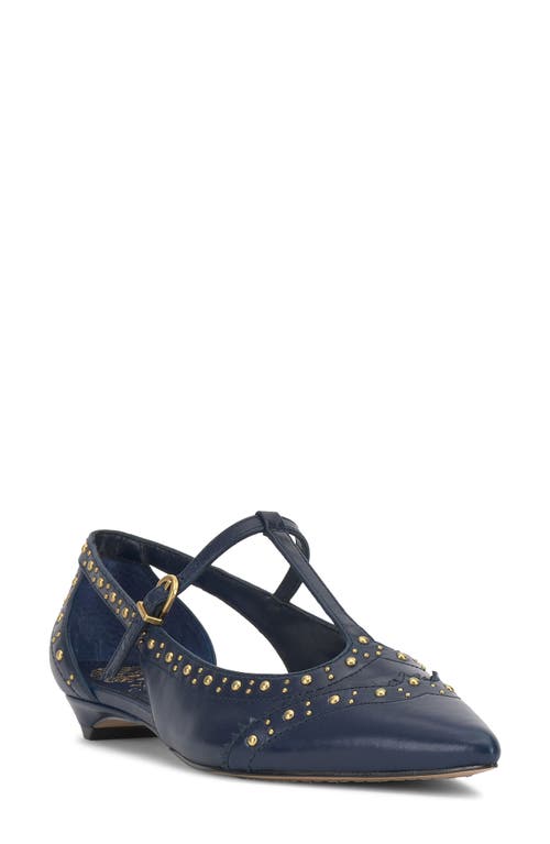 Vince Camuto Valkie Pointed Toe Flat In Blue