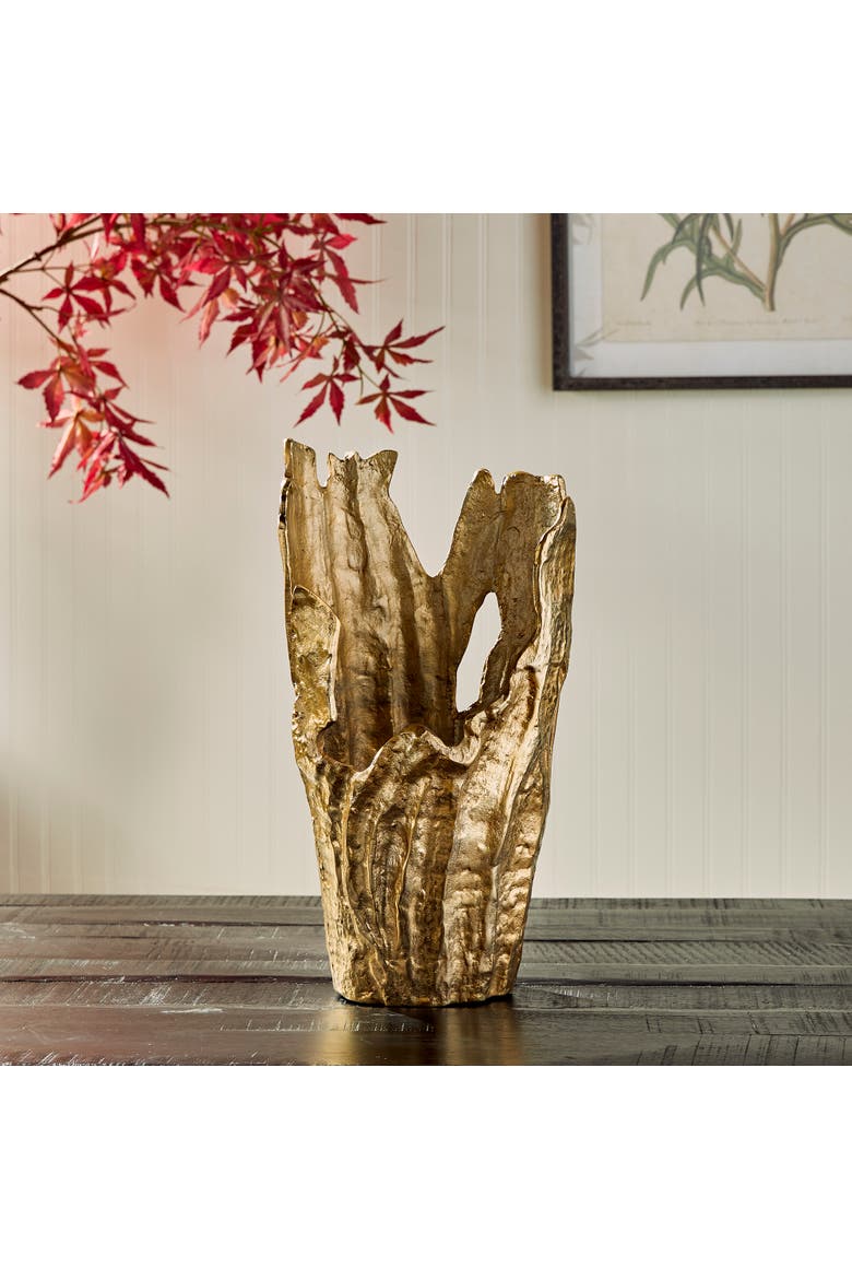 Arbre Vase, Alternate, color, Gold