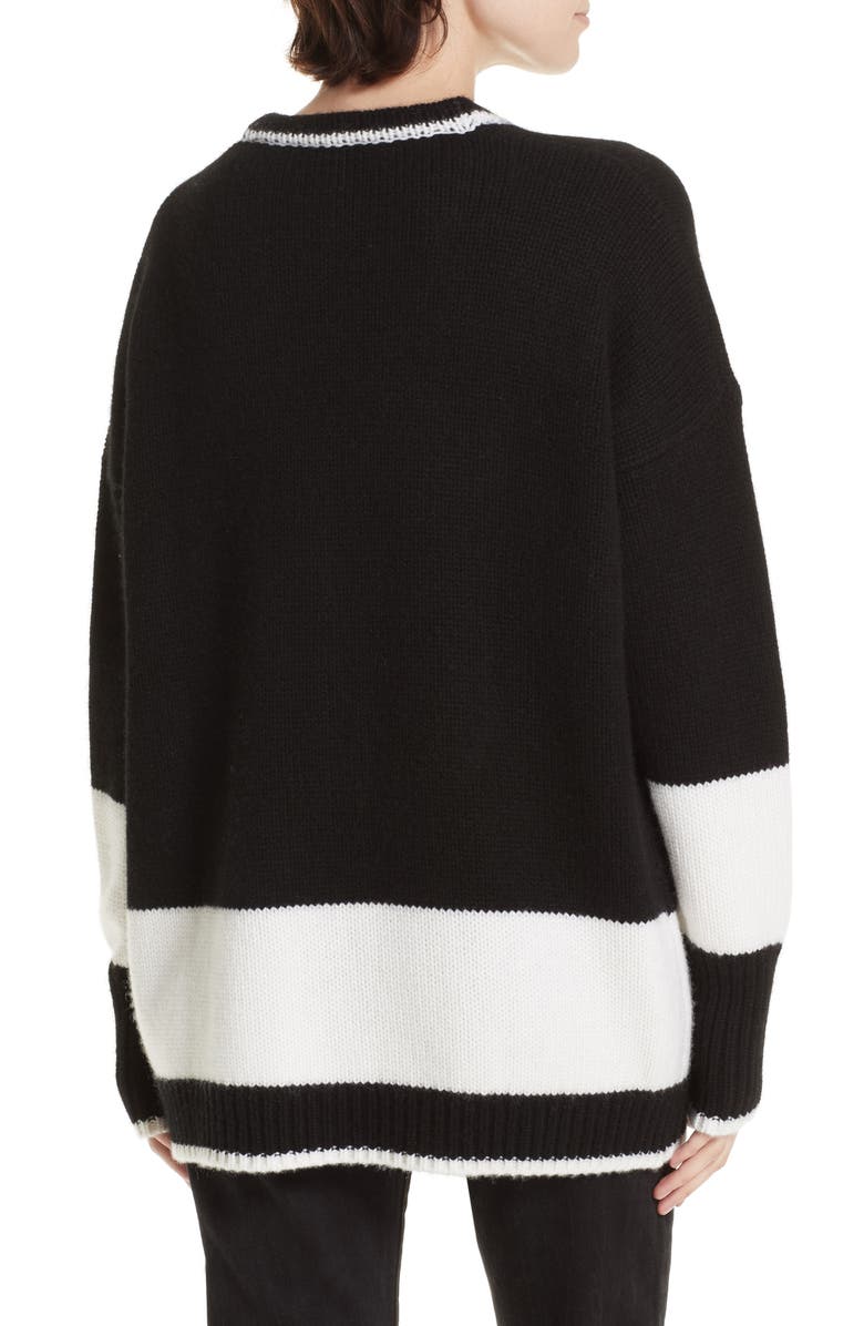 La Ligne Martha Cashmere & Wool Cardigan, Alternate, color,