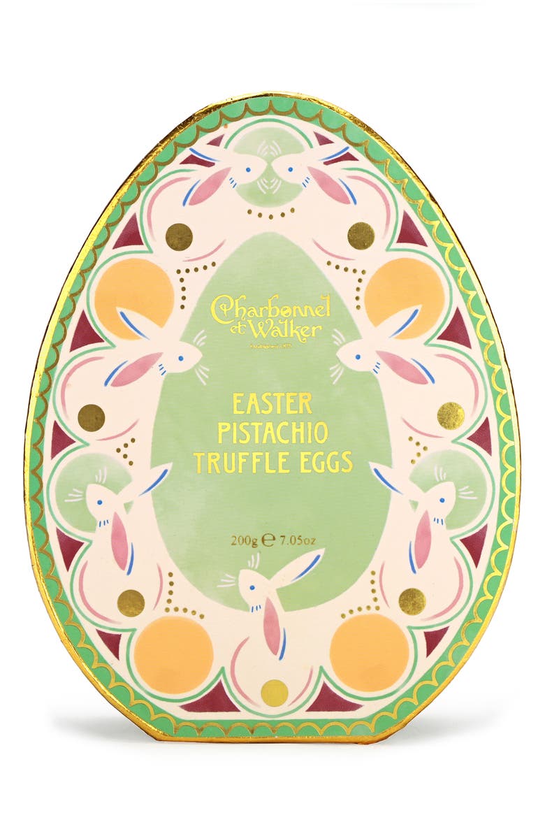 Charbonnel et Walker Pistachio Truffle Eggs in Gift Box, Alternate, color, 