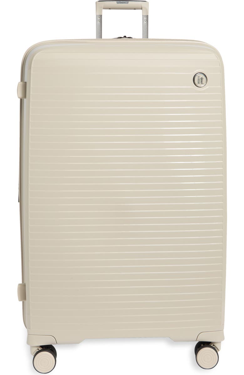 IT LUGGAGE Spontaneous 30-Inch Hardside Checked Expandable Spinner, Main, color, Feather Gray