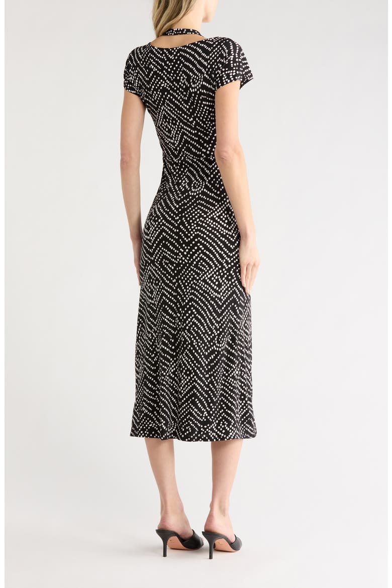 Nicole Dress, Alternate, color, BAKIT DOT BLACK