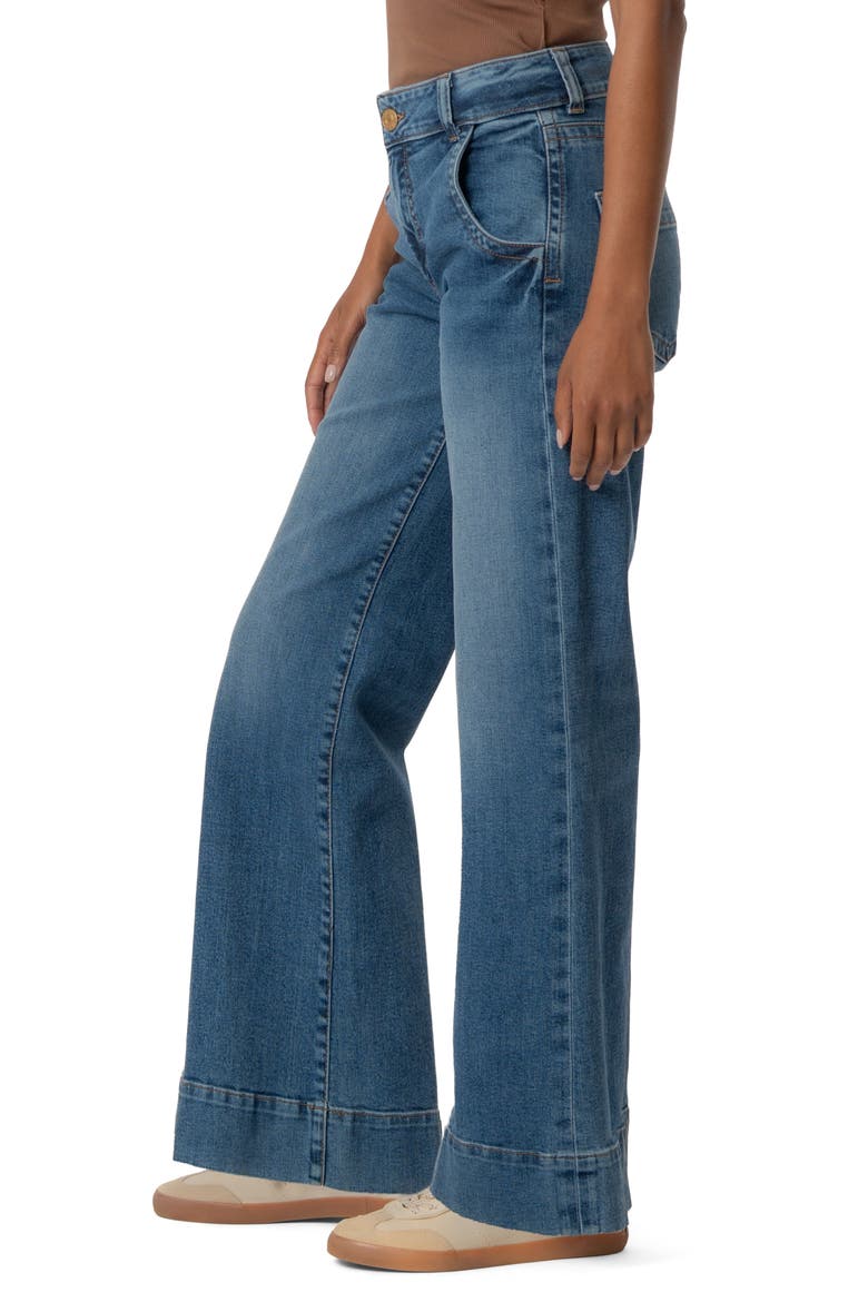 Maya High Waist Wide Leg Jeans, Alternate, color, JOURNEY