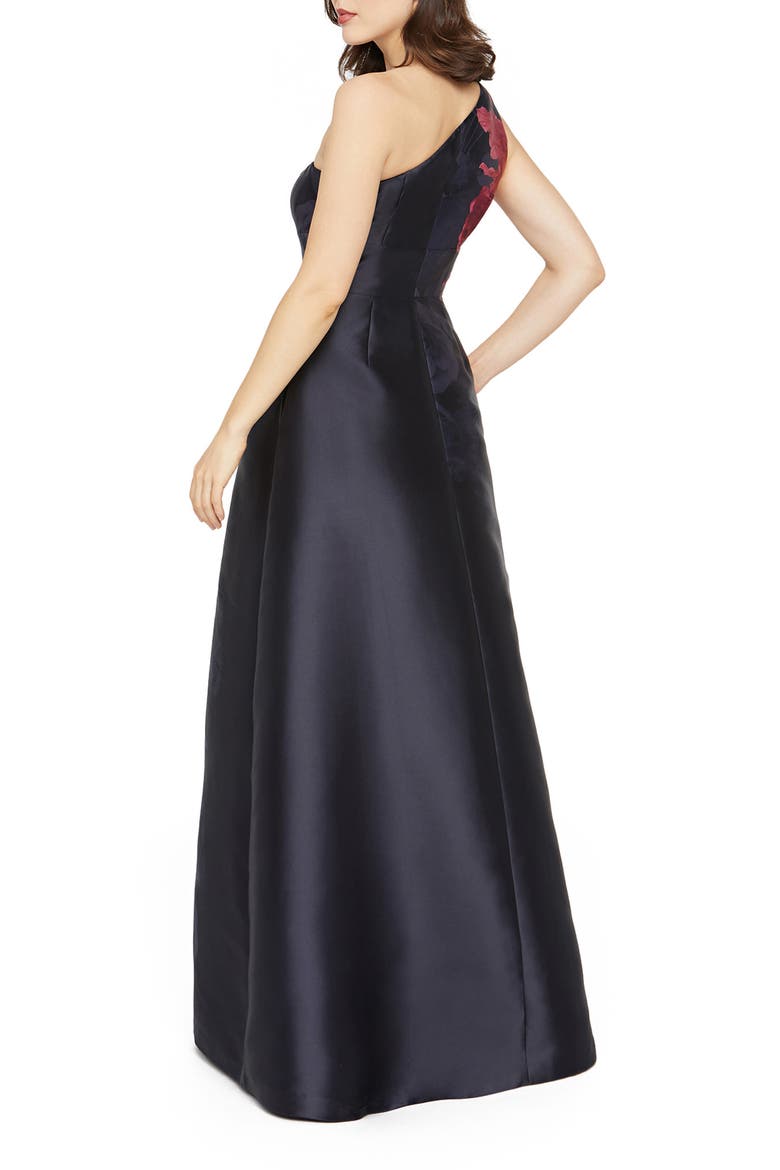 Dianna One-Shoulder Evening Gown, Alternate, color, DARK TWILIGHT MULTI