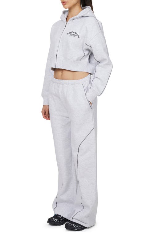 Good For Nothing Coverlock Vintage Crop Zip Hoodie In Multi